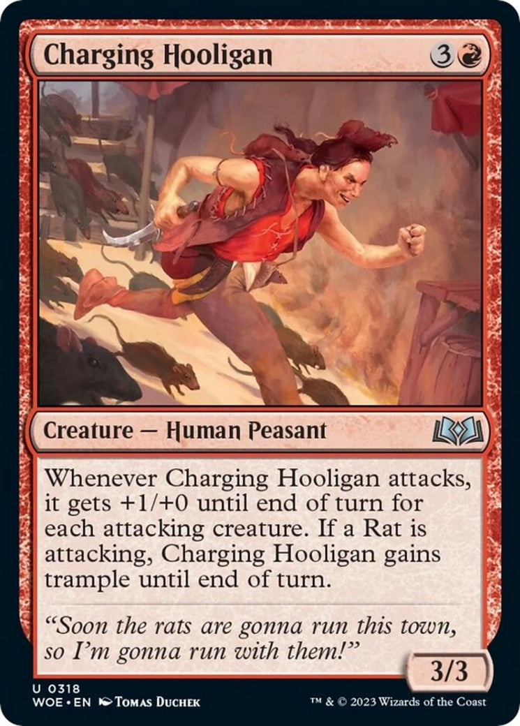 Image for Charging Hooligan (318) [Wilds of Eldraine] - Magic: The Gathering