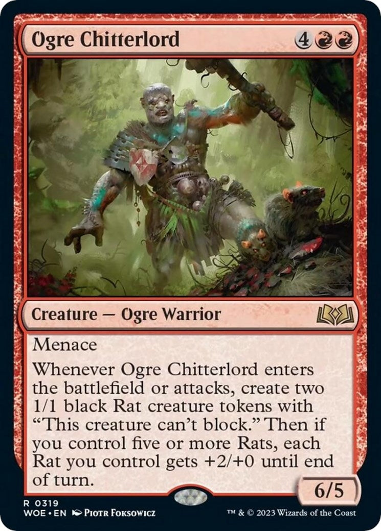 Image for Ogre Chitterlord (319) [Wilds of Eldraine] - Magic: The Gathering