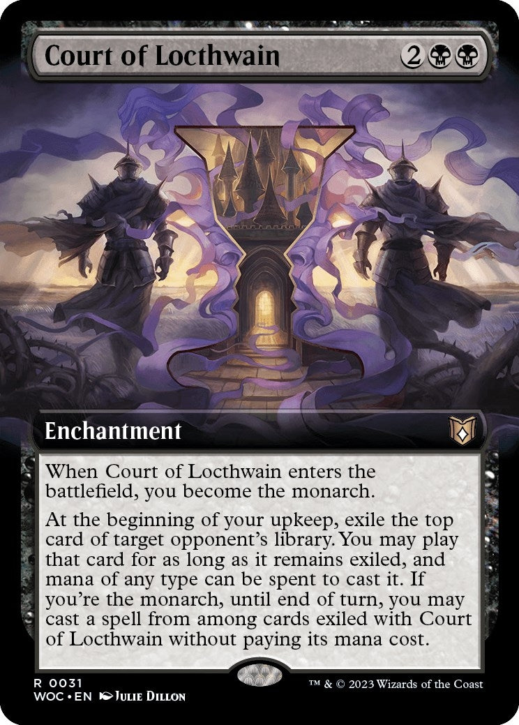 Image for Court of Locthwain (Extended Art) (31) [Wilds of Eldraine] - Magic: The Gathering
