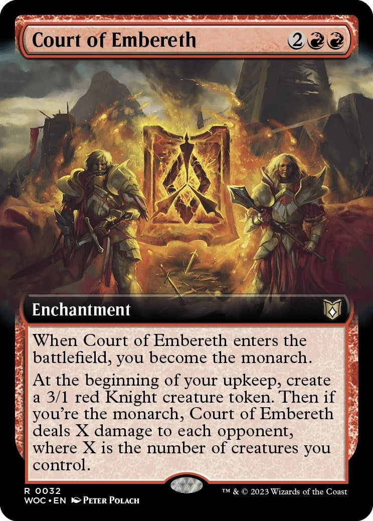Image for Court of Embereth (Extended Art) (32) [Wilds of Eldraine] - Magic: The Gathering
