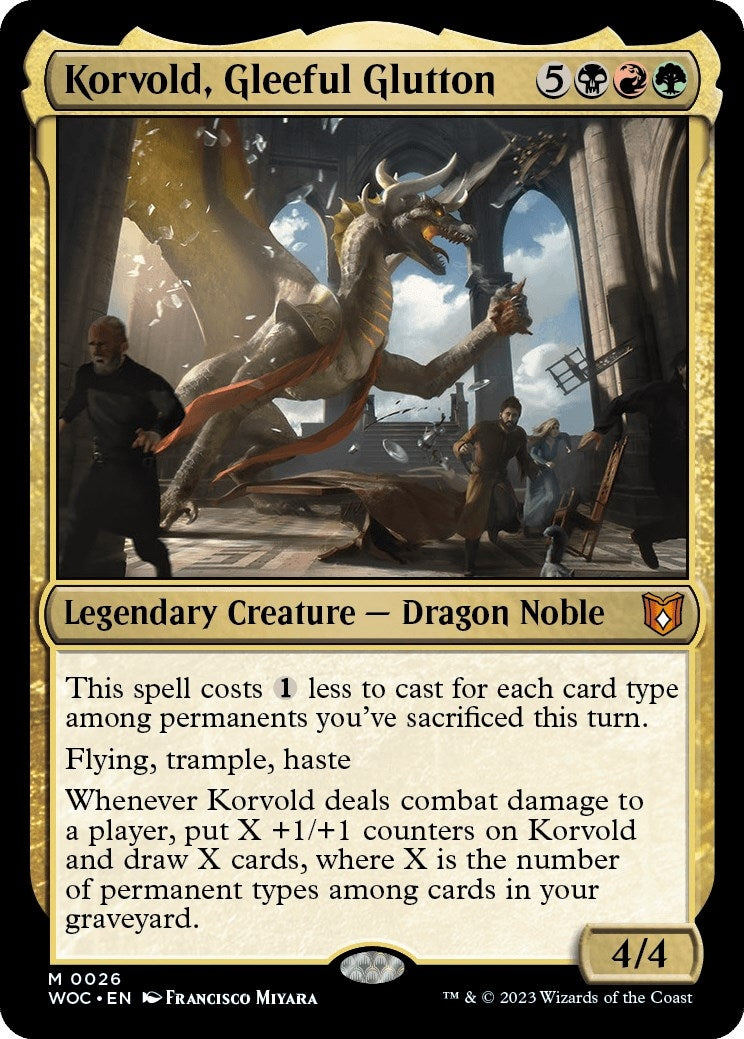 Korvold, Gleeful Glutton (26) [Commander: Wilds of Eldraine]