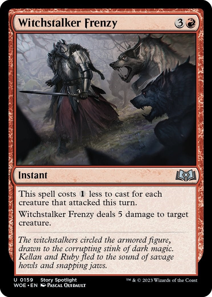 Image for Witchstalker Frenzy (159) [Wilds of Eldraine] - Magic: The Gathering