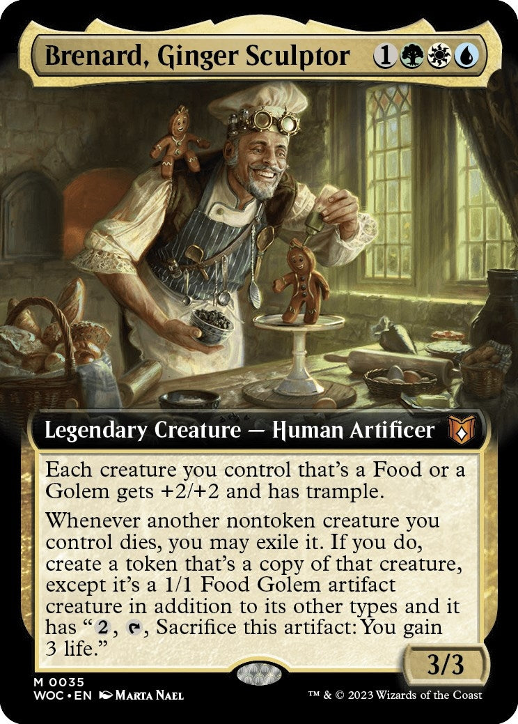 Image for Brenard, Ginger Sculptor (Extended Art) (35) [Wilds of Eldraine] - Magic: The Gathering