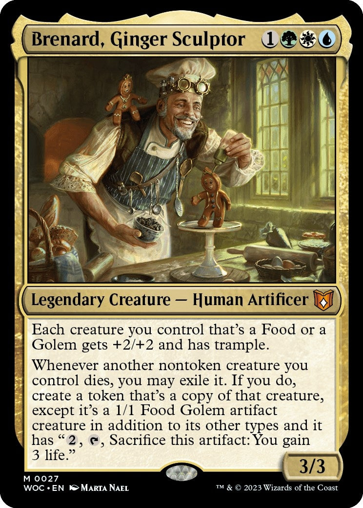 Image for Brenard, Ginger Sculptor (27) [Wilds of Eldraine] - Magic: The Gathering