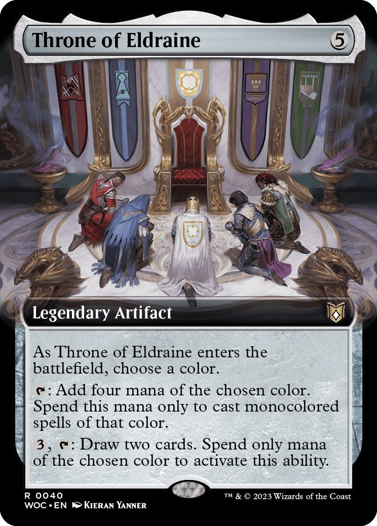 Image for Throne of Eldraine (Extended Art) (40) [Wilds of Eldraine] - Magic: The Gathering