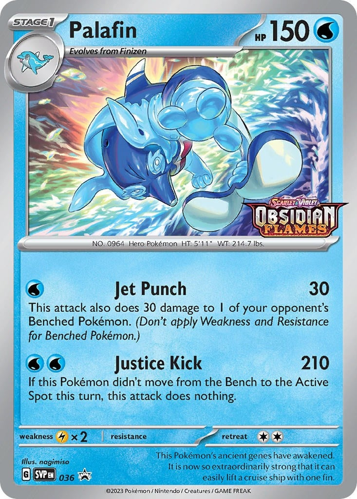 Palafin - 036 (Prerelease) (036) [SV: Scarlet & Violet Promo Cards]