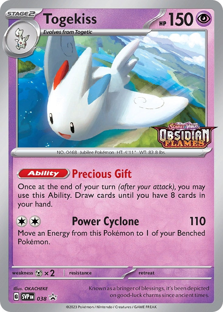 Image for Togekiss - 038 (Prerelease) (038) [SV: Scarlet & Violet Promo Cards] - Pokemon
