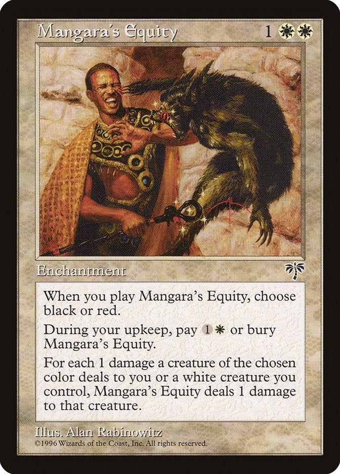 Image for Mangara's Equity [Mirage] - Magic: The Gathering