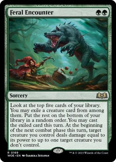 Image for Feral Encounter (169) [Wilds of Eldraine] - Magic: The Gathering