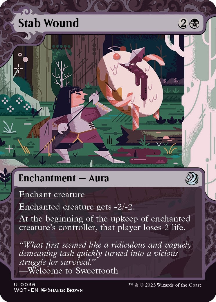 Image for Stab Wound (36) [Wilds of Eldraine: Enchanting Tales] - Magic: The Gathering