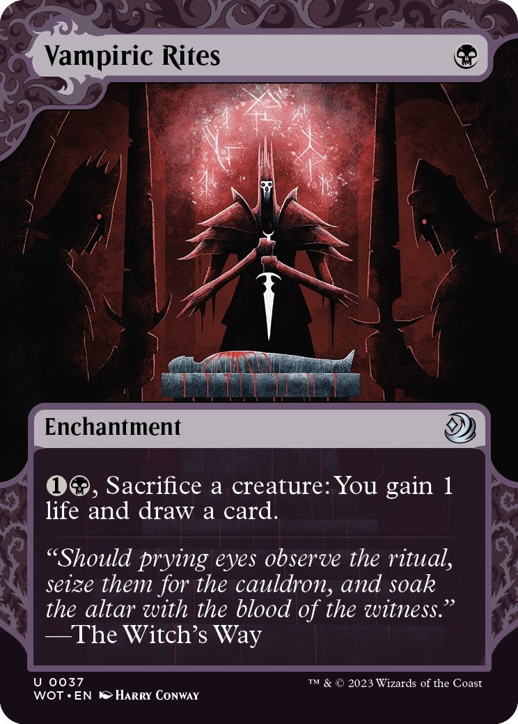 Image for Vampiric Rites (37) [Wilds of Eldraine: Enchanting Tales] - Magic: The Gathering