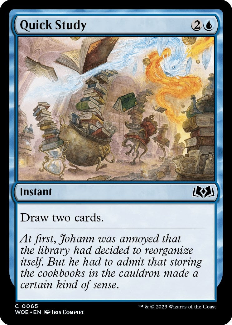 Image for Quick Study (65) [Wilds of Eldraine] - Magic: The Gathering
