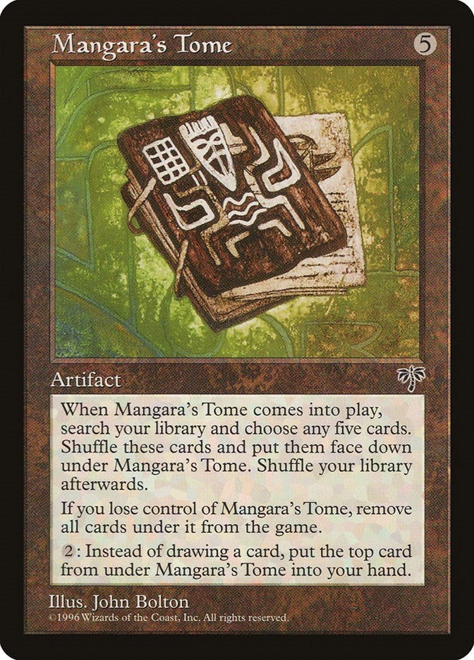 Image for Mangara's Tome [Mirage] - Magic: The Gathering