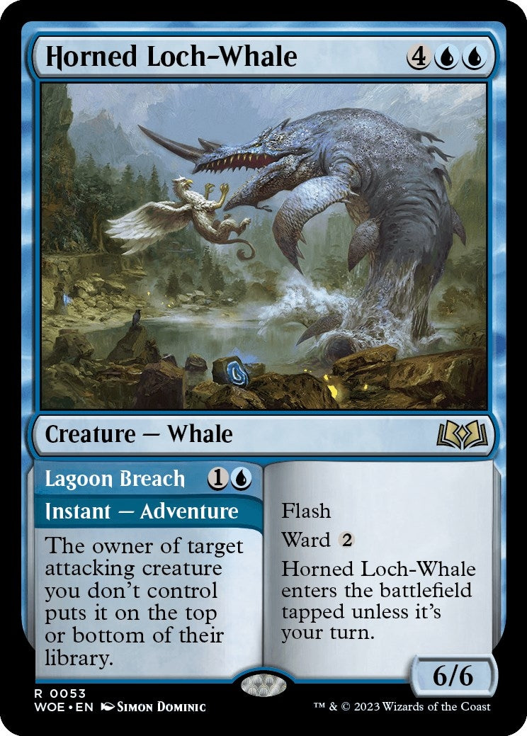 Image for Horned Loch-Whale (53) [Wilds of Eldraine] - Magic: The Gathering