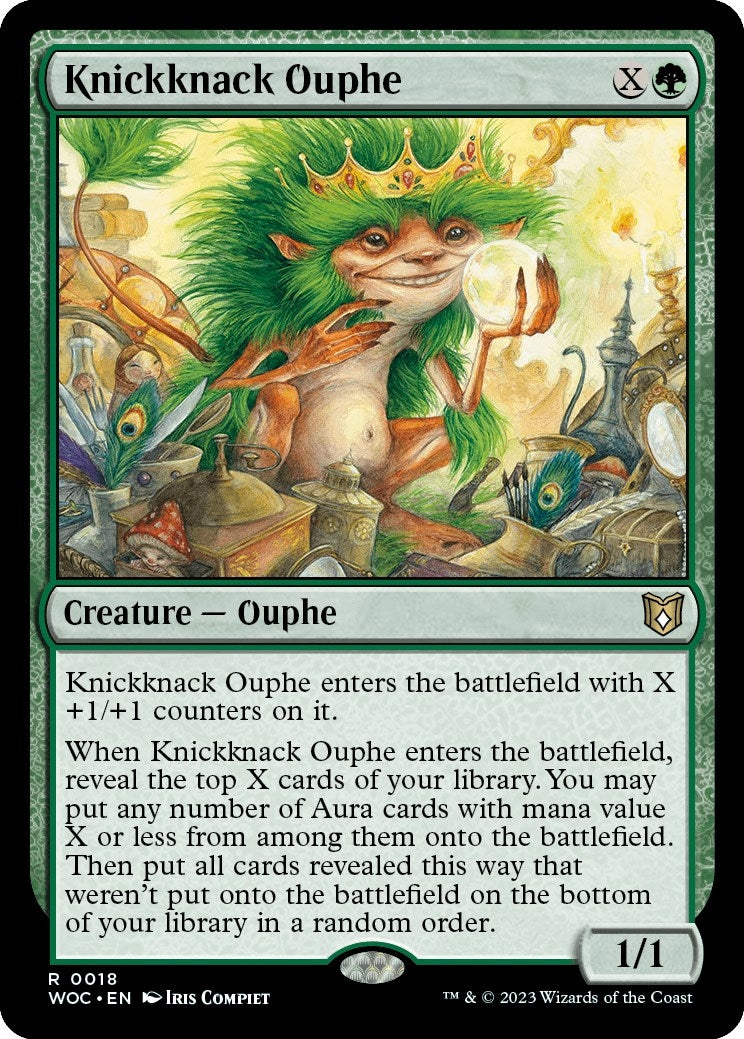 Image for Knickknack Ouphe (18) [Wilds of Eldraine] - Magic: The Gathering