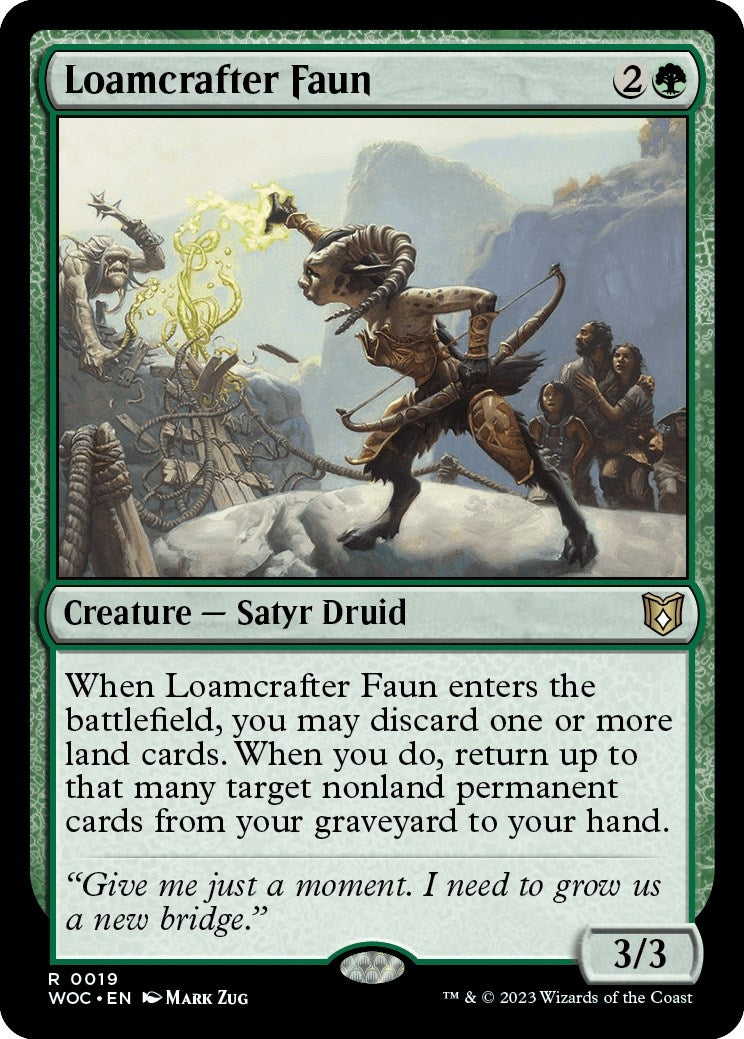 Image for Loamcrafter Faun (19) [Wilds of Eldraine] - Magic: The Gathering