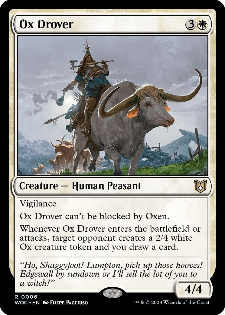 Image for Ox Drover (6) [Wilds of Eldraine] - Magic: The Gathering