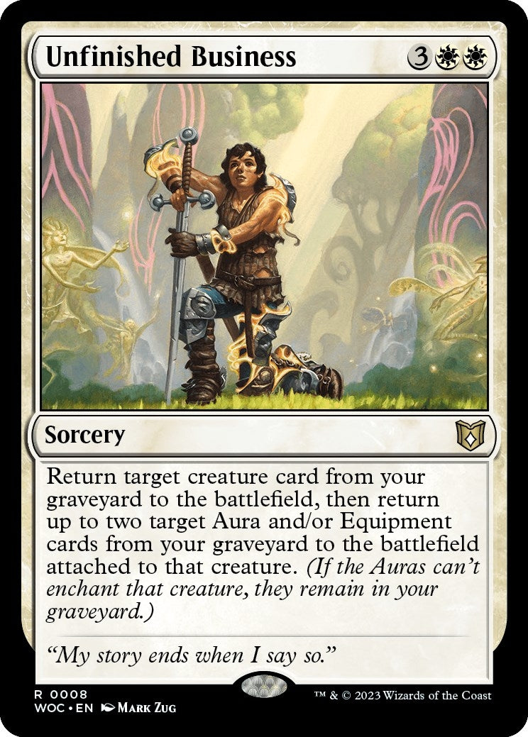 Image for Unfinished Business (8) [Wilds of Eldraine] - Magic: The Gathering