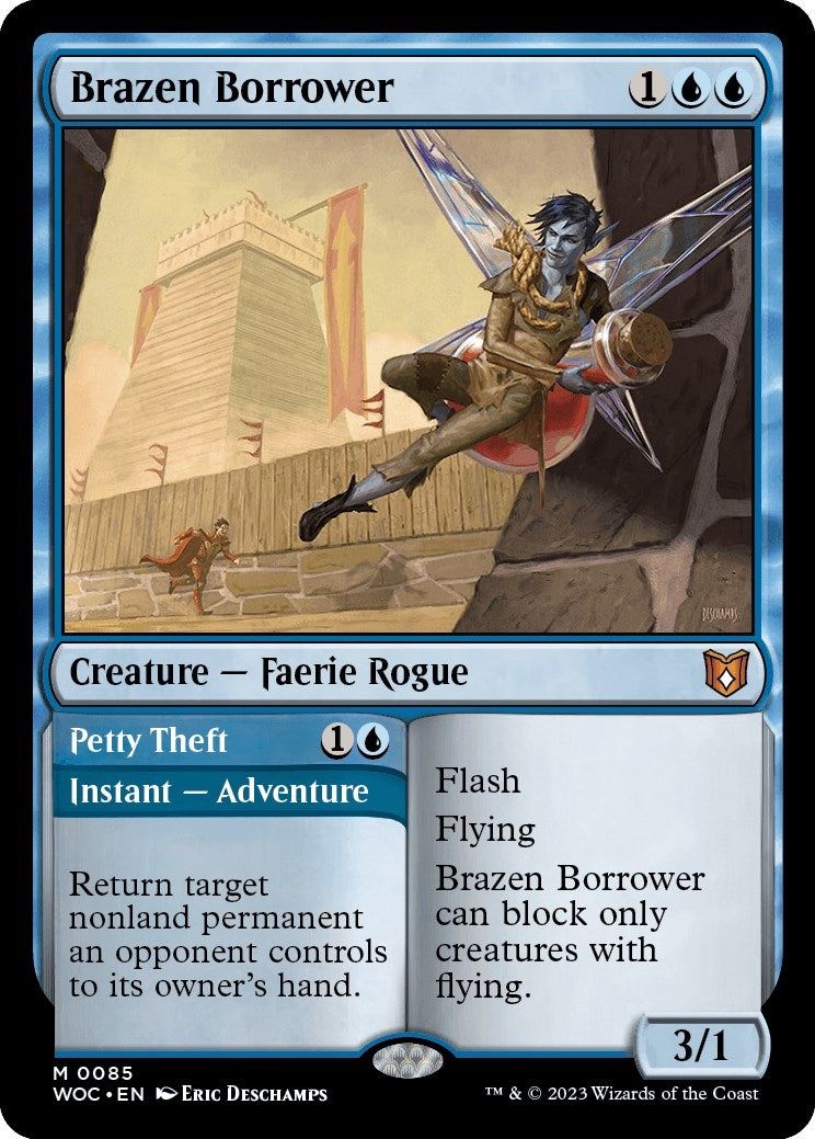 Image for Brazen Borrower (85) [Wilds of Eldraine] - Magic: The Gathering