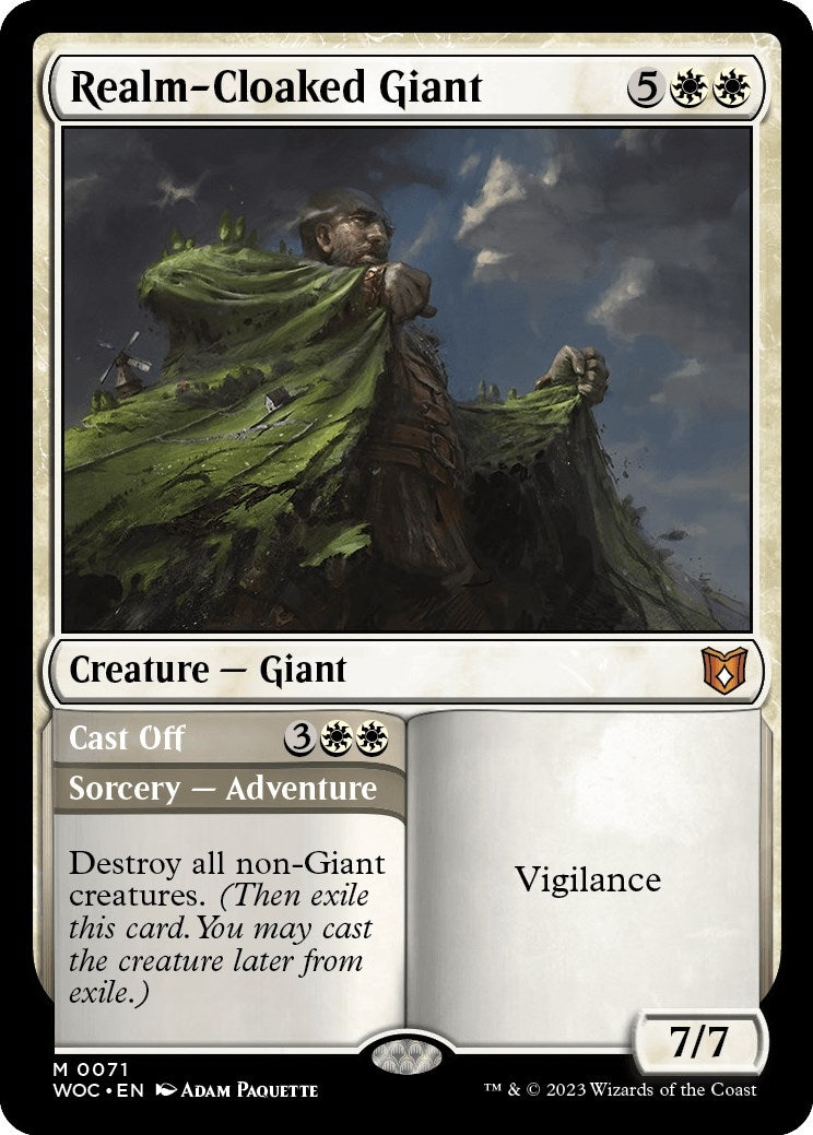 Image for Realm-Cloaked Giant (71) [Wilds of Eldraine] - Magic: The Gathering