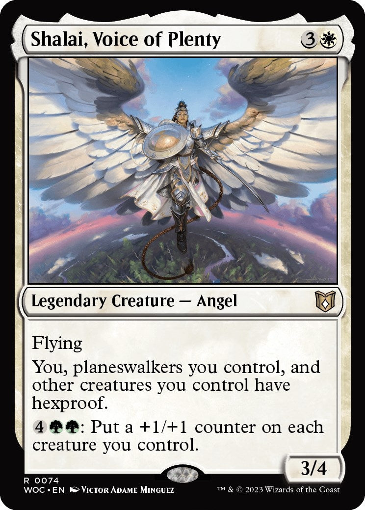 Image for Shalai, Voice of Plenty (74) [Wilds of Eldraine] - Magic: The Gathering