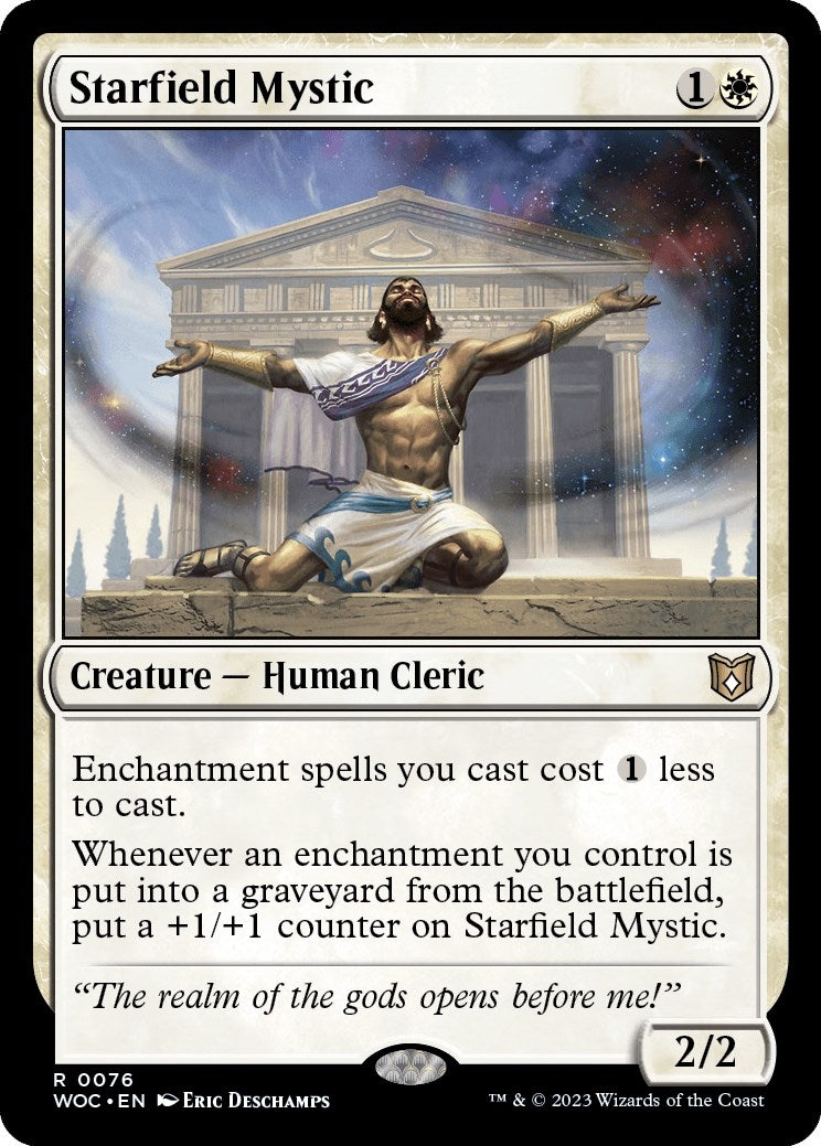 Image for Starfield Mystic (76) [Wilds of Eldraine] - Magic: The Gathering