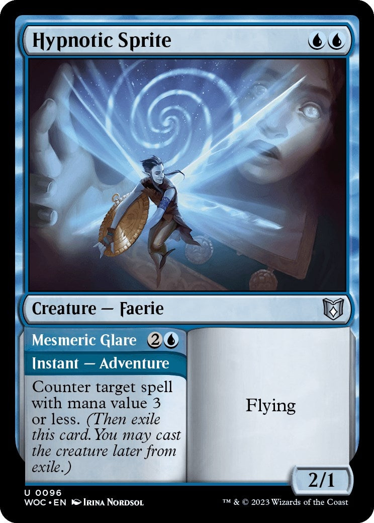 Hypnotic Sprite (96) [Commander: Wilds of Eldraine]