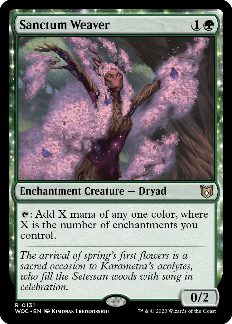Image for Sanctum Weaver (131) [Wilds of Eldraine] - Magic: The Gathering