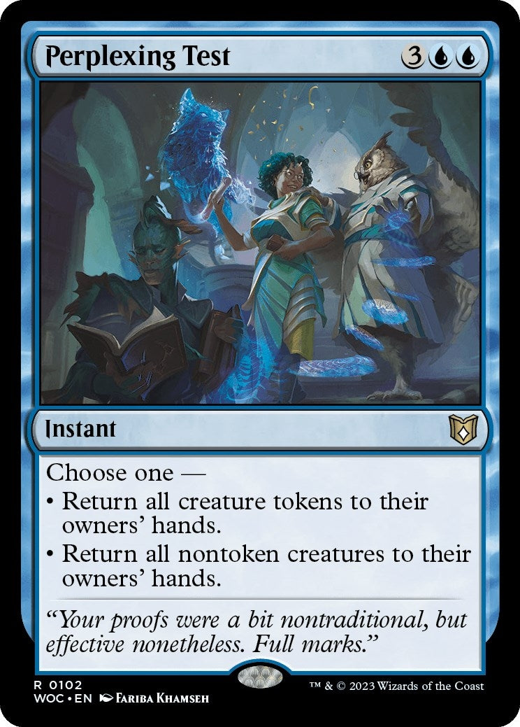 Image for Perplexing Test (102) [Wilds of Eldraine] - Magic: The Gathering