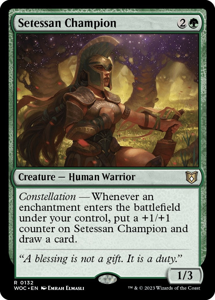 Image for Setessan Champion (132) [Wilds of Eldraine] - Magic: The Gathering