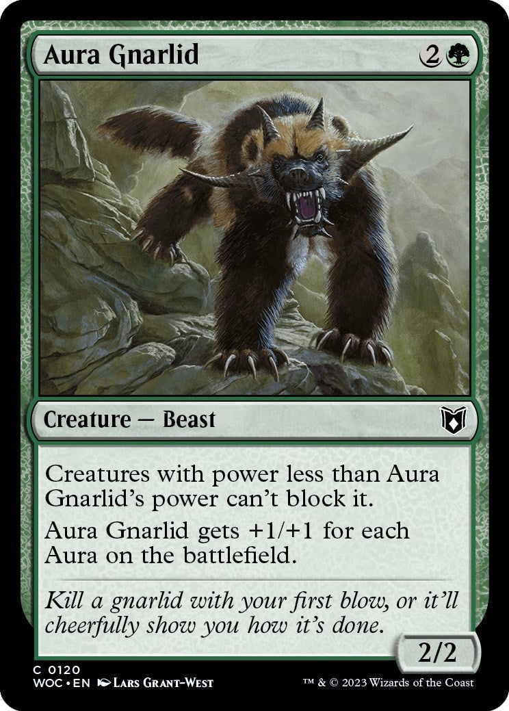 Image for Aura Gnarlid (120) [Wilds of Eldraine] - Magic: The Gathering