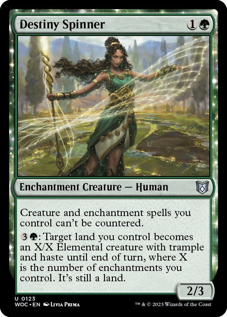 Image for Destiny Spinner (123) [Wilds of Eldraine] - Magic: The Gathering