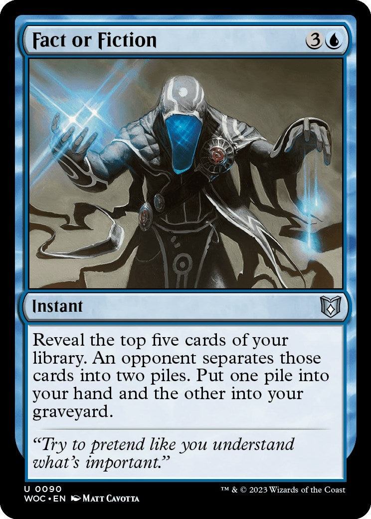 Image for Fact or Fiction (90) [Wilds of Eldraine] - Magic: The Gathering