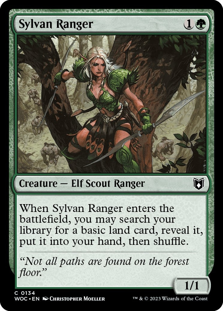 Image for Sylvan Ranger (134) [Wilds of Eldraine] - Magic: The Gathering