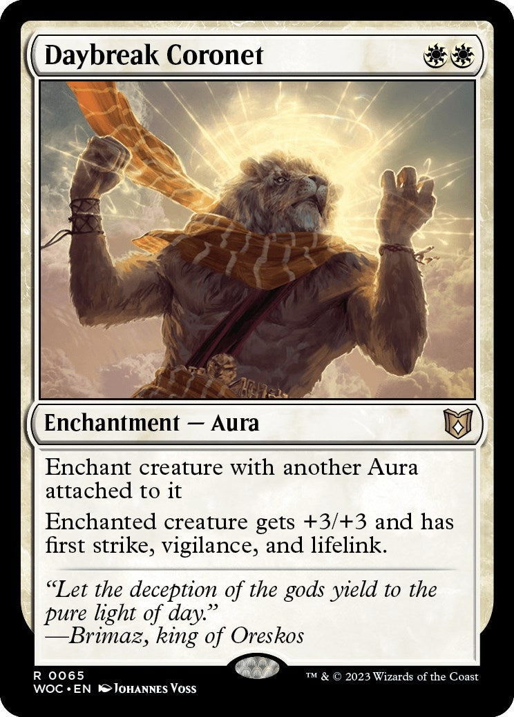 Image for Daybreak Coronet (65) [Wilds of Eldraine] - Magic: The Gathering