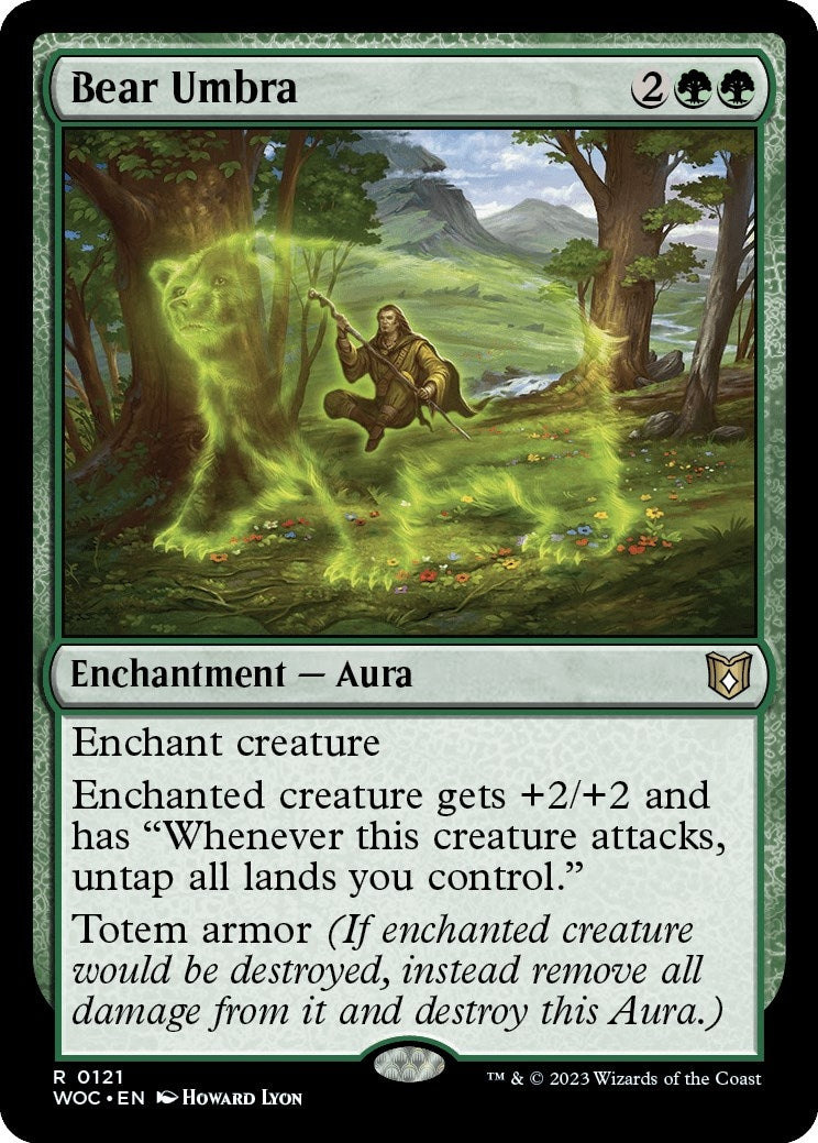 Image for Bear Umbra (121) [Wilds of Eldraine] - Magic: The Gathering