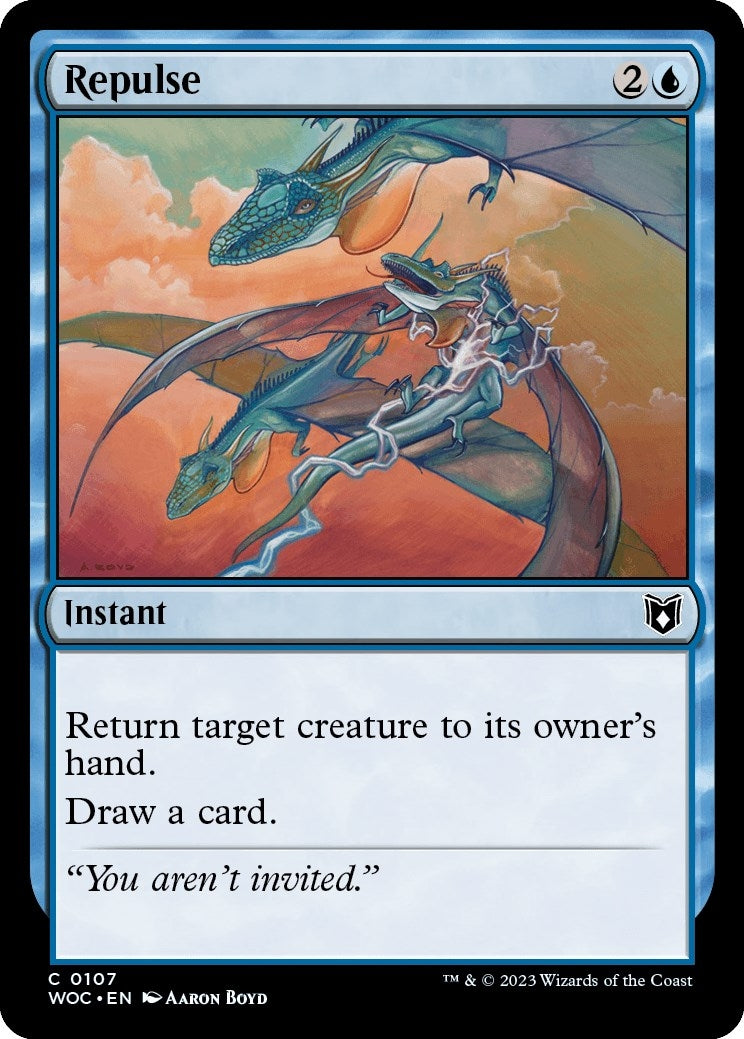 Image for Repulse (107) [Wilds of Eldraine] - Magic: The Gathering