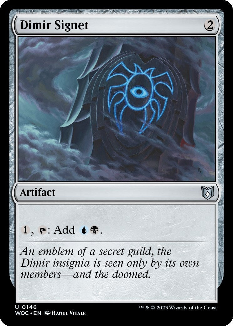 Image for Dimir Signet (146) [Wilds of Eldraine] - Magic: The Gathering