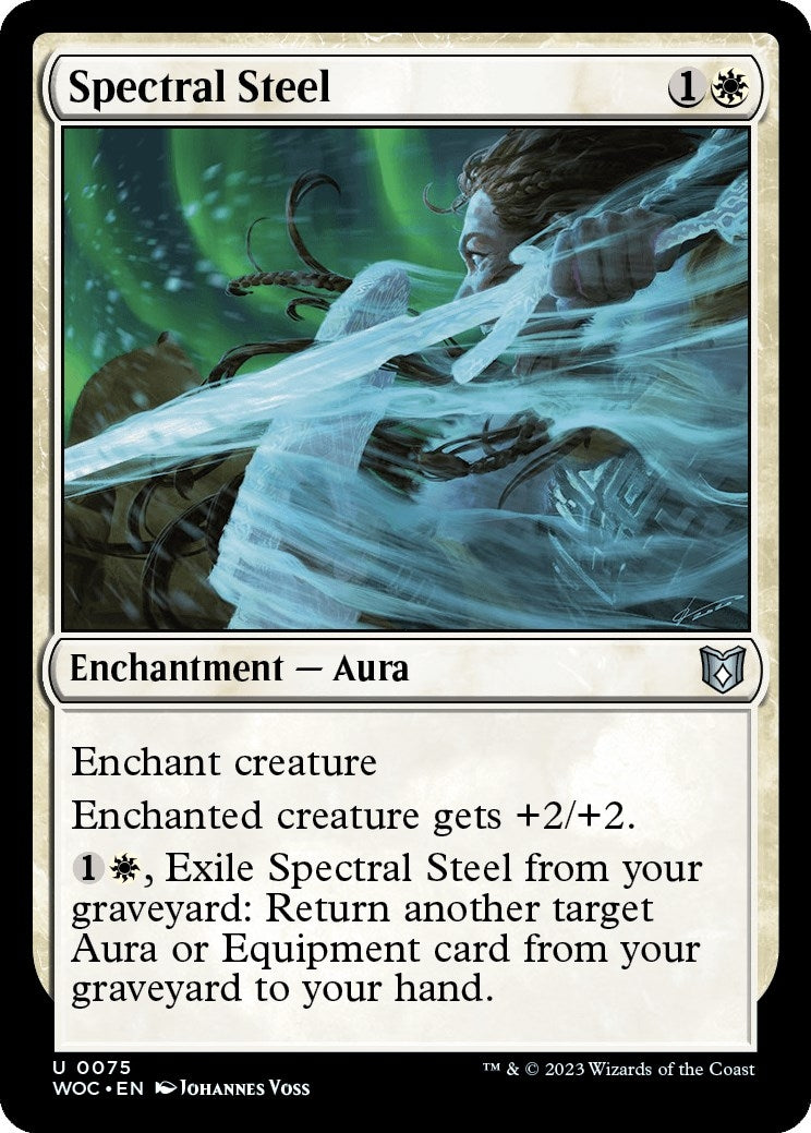 Image for Spectral Steel (75) [Wilds of Eldraine] - Magic: The Gathering