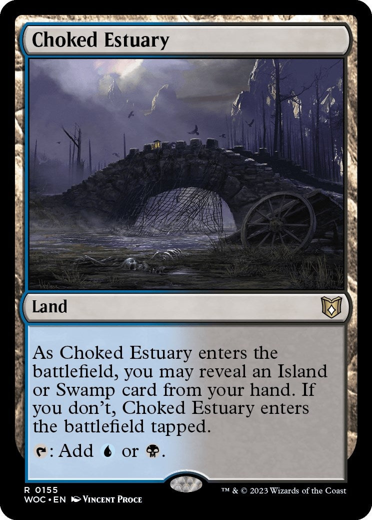 Choked Estuary (155) [Commander: Wilds of Eldraine]