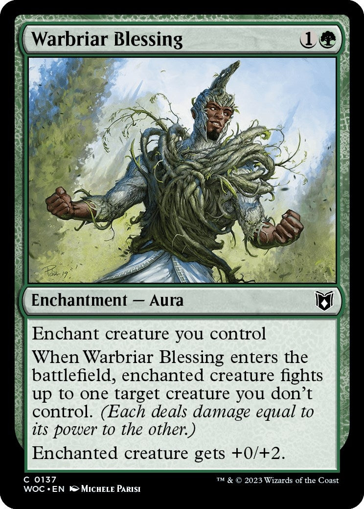 Image for Warbriar Blessing (137) [Wilds of Eldraine] - Magic: The Gathering
