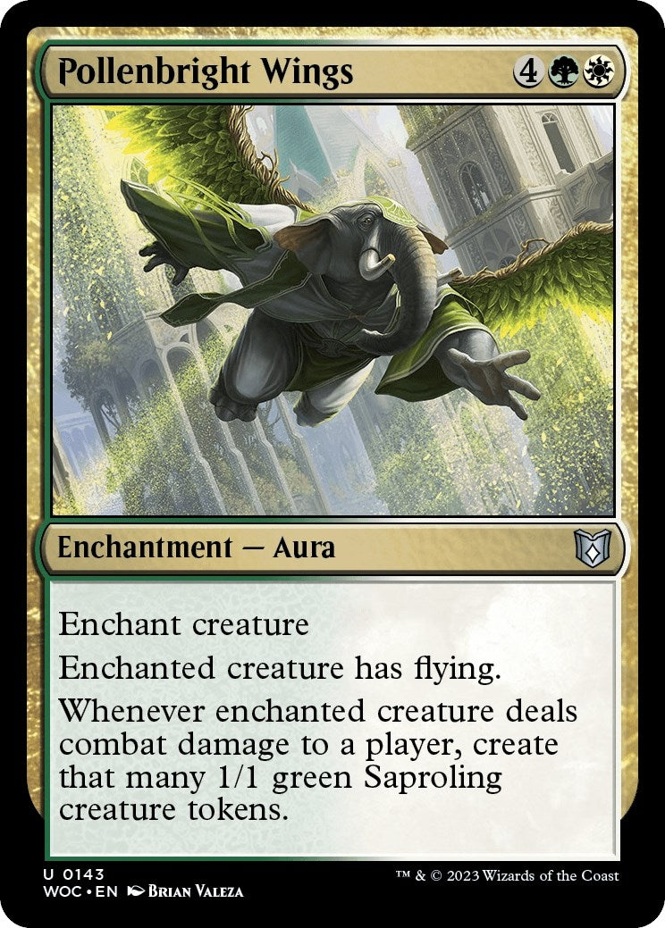 Image for Pollenbright Wings (143) [Wilds of Eldraine] - Magic: The Gathering