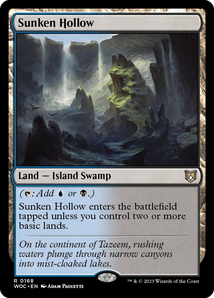 Image for Sunken Hollow (168) [Wilds of Eldraine] - Magic: The Gathering