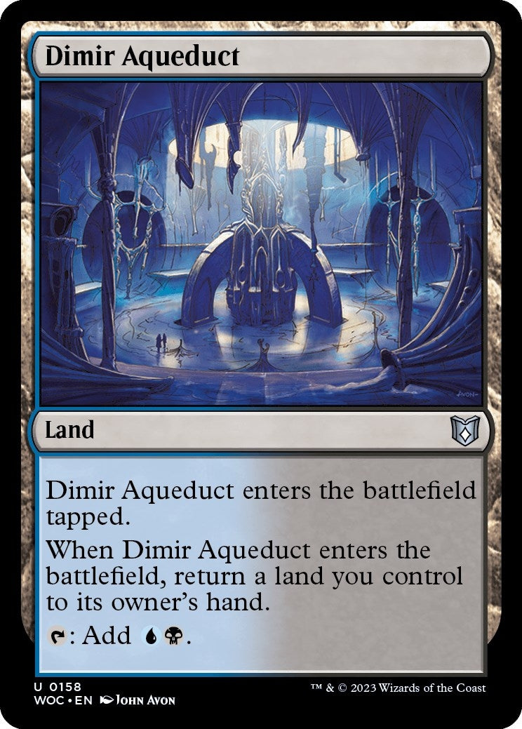 Image for Dimir Aqueduct (158) [Wilds of Eldraine] - Magic: The Gathering