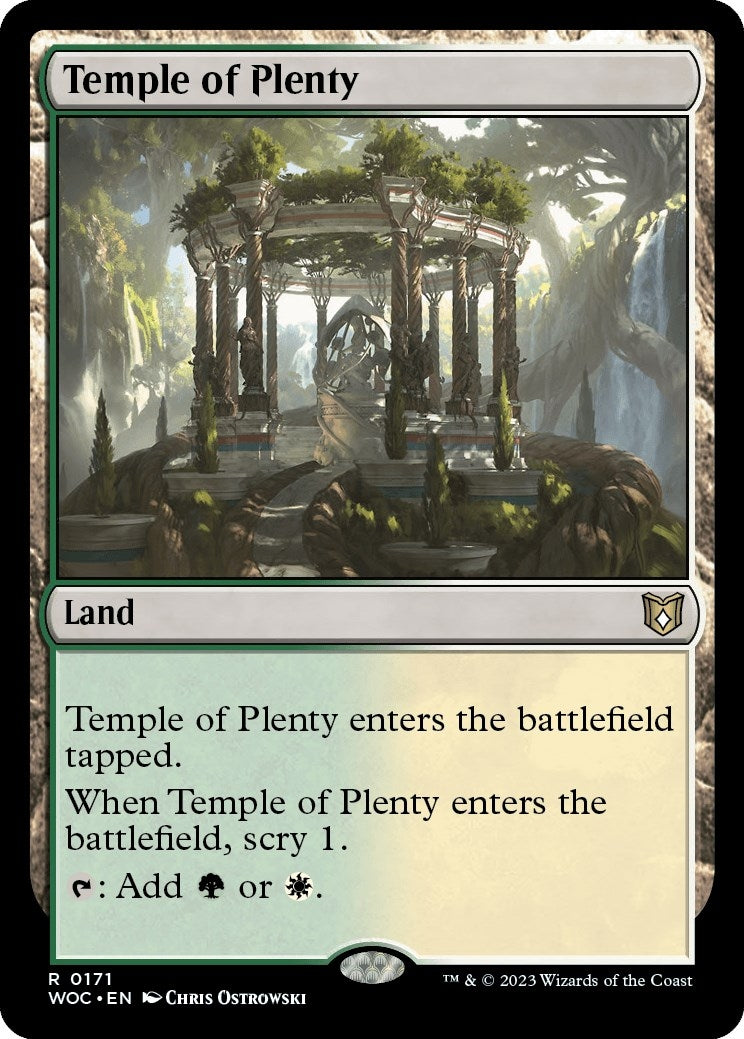 Image for Temple of Plenty (171) [Wilds of Eldraine] - Magic: The Gathering