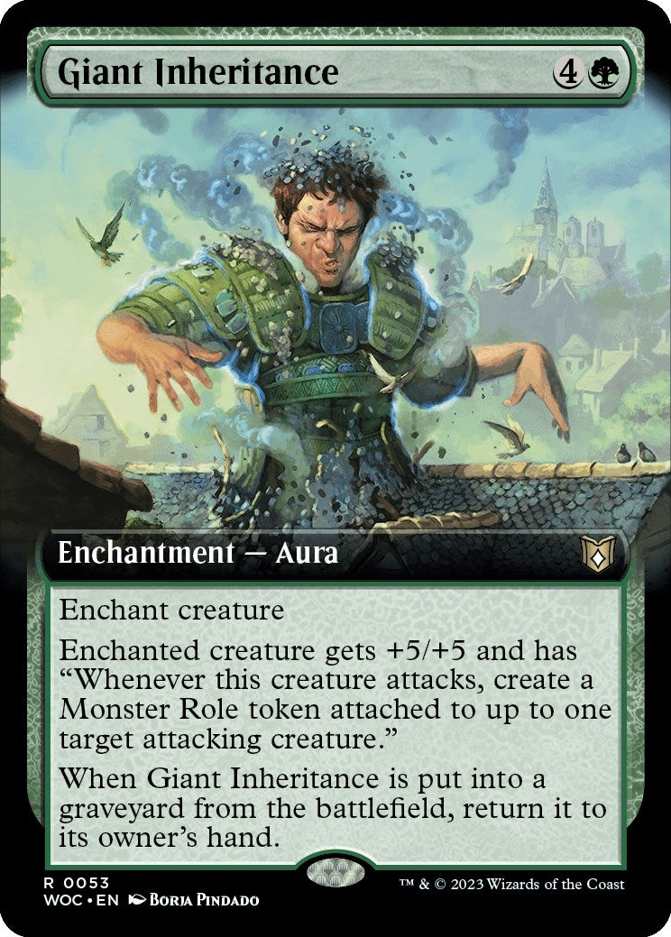 Image for Giant Inheritance (Extended Art) (53) [Wilds of Eldraine] - Magic: The Gathering
