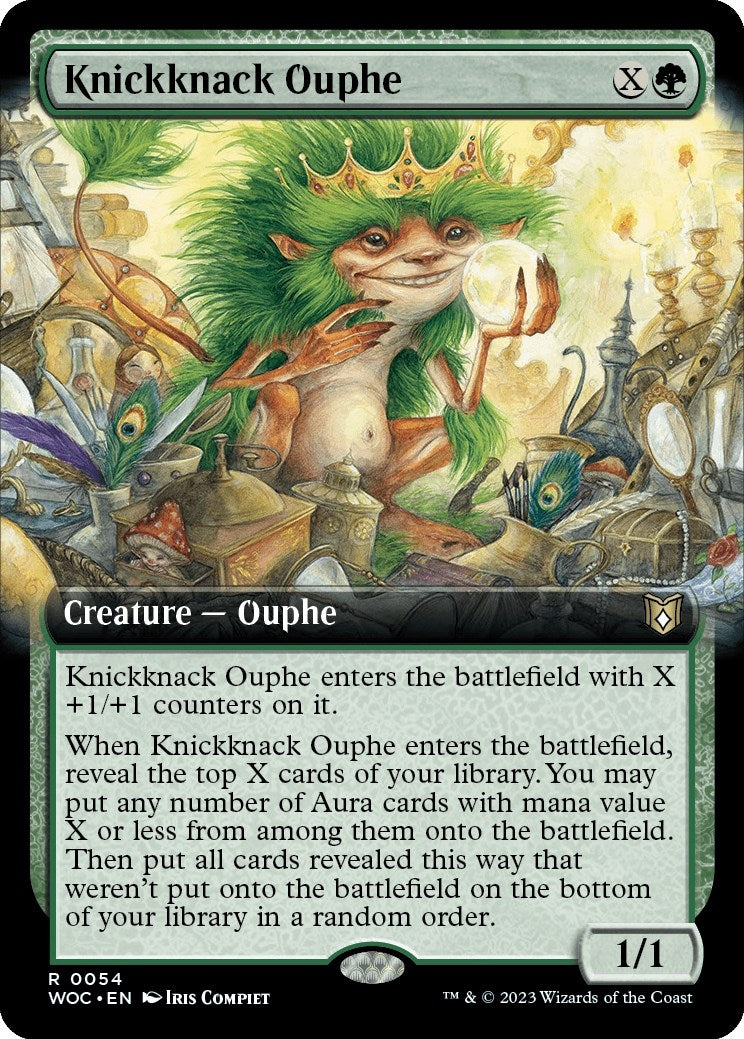 Image for Knickknack Ouphe (Extended Art) (54) [Wilds of Eldraine] - Magic: The Gathering