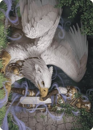 Image for Dutiful Griffin Art Card (3) [Wilds of Eldraine] - Magic: The Gathering