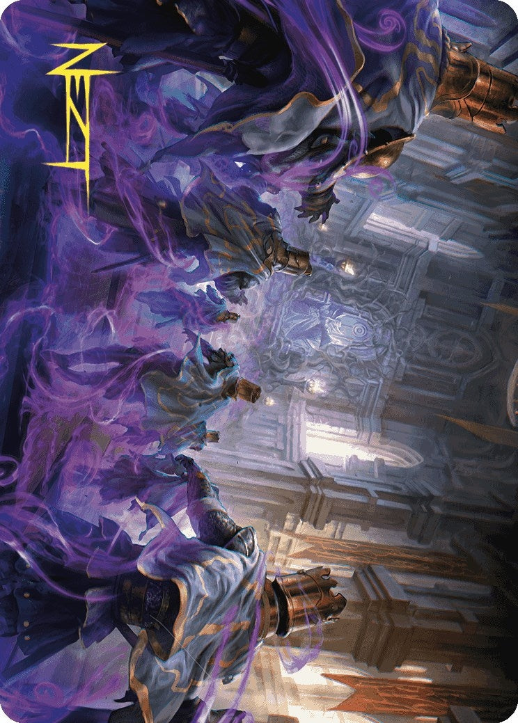 Image for Eerie Interference Art Card (Gold-Stamped Signature) (4) [Wilds of Eldraine] - Magic: The Gathering