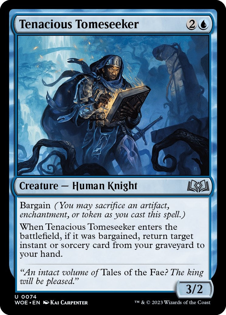 Image for Tenacious Tomeseeker (74) [Wilds of Eldraine] - Magic: The Gathering